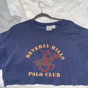 Vintage Beverly Hills Polo Cropped Sweatshirt